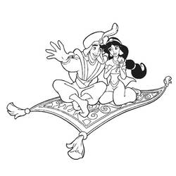 Coloring page: Aladdin (Animation Movies) #127592 - Printable coloring pages