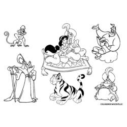Coloring page: Aladdin (Animation Movies) #127596 - Printable coloring pages
