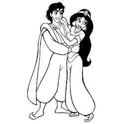 Coloring page: Aladdin (Animation Movies) #127605 - Free Printable Coloring Pages