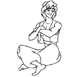 Coloring page: Aladdin (Animation Movies) #127608 - Free Printable Coloring Pages