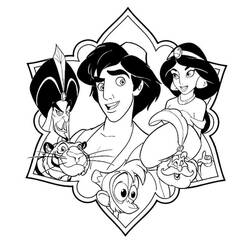 Coloring page: Aladdin (Animation Movies) #127633 - Free Printable Coloring Pages