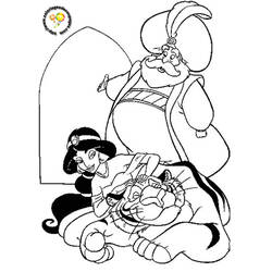 Coloring page: Aladdin (Animation Movies) #127641 - Free Printable Coloring Pages