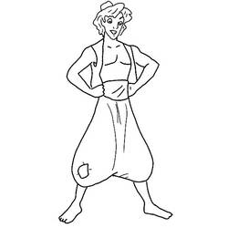 Coloring page: Aladdin (Animation Movies) #127657 - Free Printable Coloring Pages