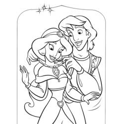 Coloring pages: Aladdin - Printable Coloring Pages