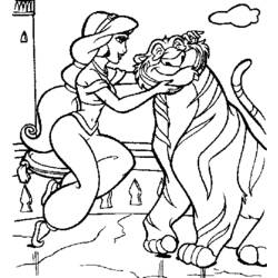 Coloring page: Aladdin (Animation Movies) #127696 - Free Printable Coloring Pages