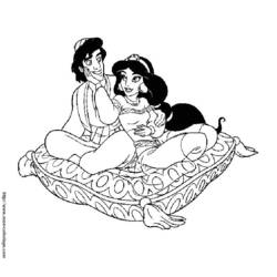 Coloring page: Aladdin (Animation Movies) #127702 - Free Printable Coloring Pages