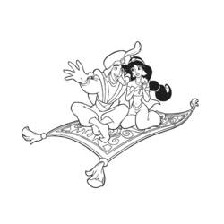 Coloring page: Aladdin (Animation Movies) #127729 - Printable coloring pages