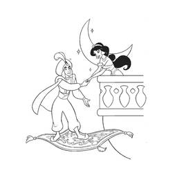 Coloring page: Aladdin (Animation Movies) #127755 - Free Printable Coloring Pages