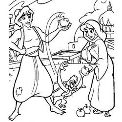 Coloring page: Aladdin (Animation Movies) #127764 - Printable coloring pages