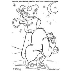 Coloring page: Aladdin (Animation Movies) #127774 - Free Printable Coloring Pages