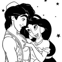 Coloring page: Aladdin (Animation Movies) #127809 - Printable coloring pages