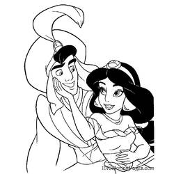 Coloring page: Aladdin (Animation Movies) #127812 - Free Printable Coloring Pages