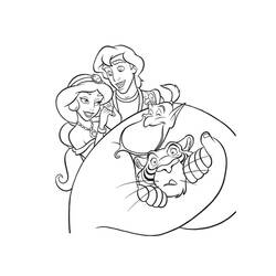 Coloring page: Aladdin (Animation Movies) #127819 - Printable coloring pages