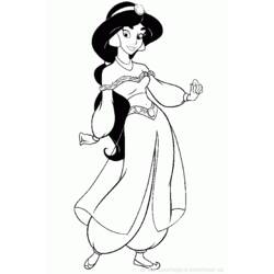 Coloring page: Aladdin (Animation Movies) #127835 - Printable coloring pages