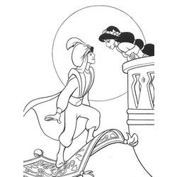 Coloring page: Aladdin (Animation Movies) #127866 - Printable coloring pages