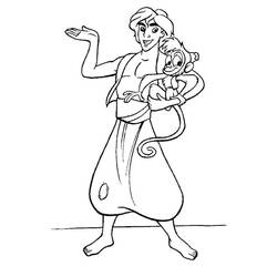 Coloring page: Aladdin (Animation Movies) #127868 - Free Printable Coloring Pages