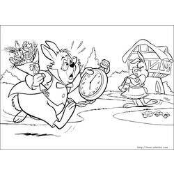Coloring page: Alice in Wonderland (Animation Movies) #127892 - Printable coloring pages