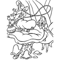 Coloring page: Alice in Wonderland (Animation Movies) #127942 - Free Printable Coloring Pages