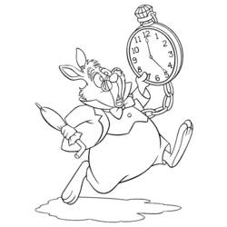 Coloring page: Alice in Wonderland (Animation Movies) #127953 - Free Printable Coloring Pages