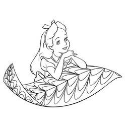 Coloring page: Alice in Wonderland (Animation Movies) #127975 - Printable coloring pages