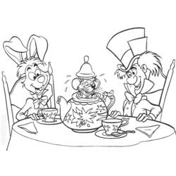 Coloring page: Alice in Wonderland (Animation Movies) #127983 - Free Printable Coloring Pages