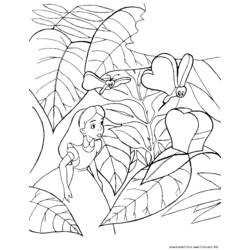 Coloring page: Alice in Wonderland (Animation Movies) #127984 - Free Printable Coloring Pages