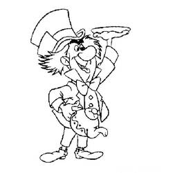 Coloring page: Alice in Wonderland (Animation Movies) #128027 - Printable coloring pages