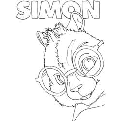 Coloring page: Alvin and the Chipmunks (Animation Movies) #128247 - Free Printable Coloring Pages