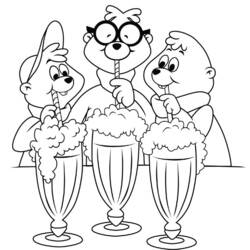 Coloring page: Alvin and the Chipmunks (Animation Movies) #128253 - Free Printable Coloring Pages