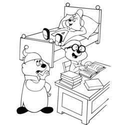 Coloring page: Alvin and the Chipmunks (Animation Movies) #128265 - Free Printable Coloring Pages