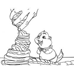 Coloring page: Alvin and the Chipmunks (Animation Movies) #128309 - Free Printable Coloring Pages