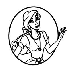 Coloring page: Anastasia (Animation Movies) #32765 - Printable coloring pages