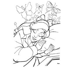 Coloring page: Anastasia (Animation Movies) #32766 - Printable coloring pages