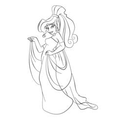 Coloring page: Anastasia (Animation Movies) #32779 - Printable coloring pages