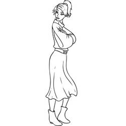 Coloring page: Anastasia (Animation Movies) #32842 - Printable coloring pages