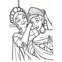 Coloring page: Anastasia (Animation Movies) #32881 - Free Printable Coloring Pages
