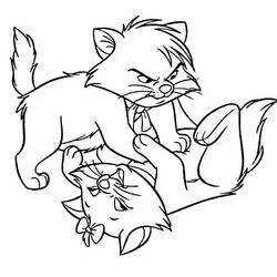 Coloring page: Aristocats (Animation Movies) #26854 - Free Printable Coloring Pages