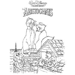 Coloring page: Aristocats (Animation Movies) #26859 - Free Printable Coloring Pages
