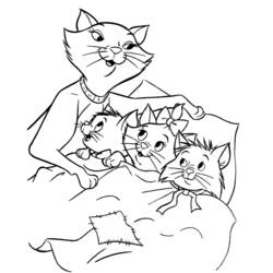 Coloring page: Aristocats (Animation Movies) #26871 - Printable coloring pages