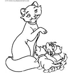 Coloring page: Aristocats (Animation Movies) #26876 - Free Printable Coloring Pages