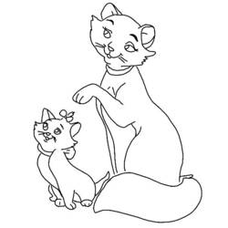 Coloring page: Aristocats (Animation Movies) #26879 - Free Printable Coloring Pages