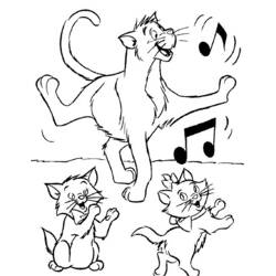 Coloring page: Aristocats (Animation Movies) #26887 - Free Printable Coloring Pages