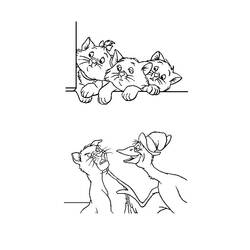 Coloring page: Aristocats (Animation Movies) #26891 - Free Printable Coloring Pages