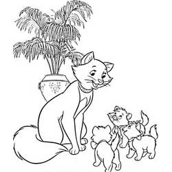 Coloring page: Aristocats (Animation Movies) #26894 - Free Printable Coloring Pages