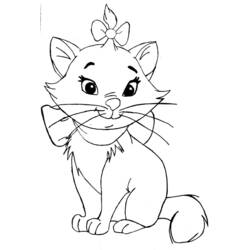 Coloring page: Aristocats (Animation Movies) #26896 - Printable coloring pages