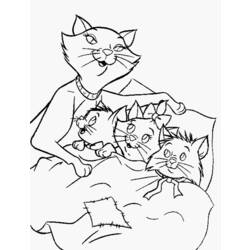 Coloring page: Aristocats (Animation Movies) #26898 - Printable coloring pages