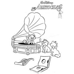 Coloring page: Aristocats (Animation Movies) #26904 - Free Printable Coloring Pages