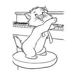 Coloring page: Aristocats (Animation Movies) #26910 - Free Printable Coloring Pages