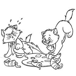 Coloring page: Aristocats (Animation Movies) #26924 - Free Printable Coloring Pages