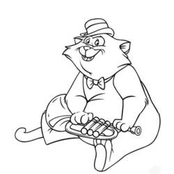 Coloring page: Aristocats (Animation Movies) #26925 - Free Printable Coloring Pages